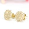 14k Gold stud earrings, Solid Gold Stud Earrings