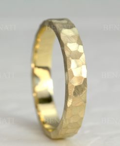 Gold Wedding Band Set, His And Hers Wedding Rings Set - Image 4