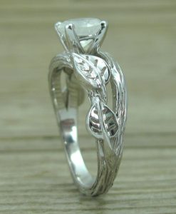 Twig Moonstone Engagement Ring, Moonstone Engagement Ring - Image 10