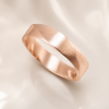 Mobius Men’s Matte Wedding Band, 6mm Wedding Ring For Man