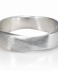 Mobius Men's Matte Wedding Band, 6mm Wedding Ring For Man - Image 6