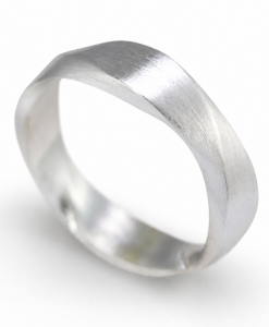 Mobius Men's Matte Wedding Band, 6mm Wedding Ring For Man - Image 7