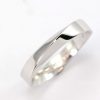 Matte Rose Gold Mobius Men Wedding Ring, 6mm Width Mobius Ring