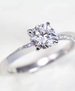 Mobius Diamond Engagement Ring, 0.80 CT Diamond Engagement Ring - Image 2