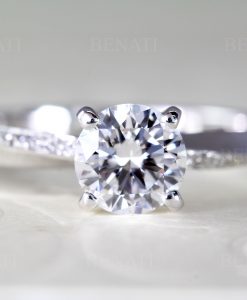 Mobius Diamond Engagement Ring, 0.80 CT Diamond Engagement Ring - Image 5