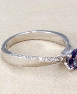 Mobius Engagement Ring, Mobius Diamond Engagement Ring - Image 6
