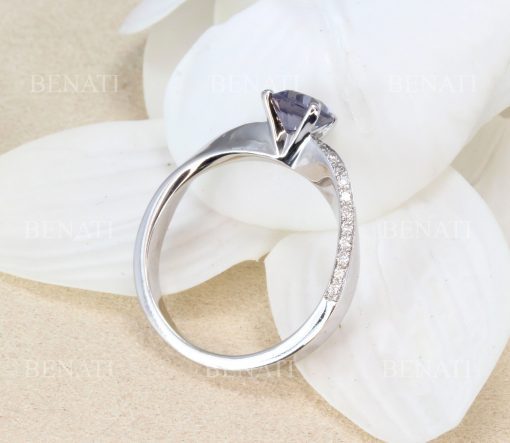 Mobius Engagement Ring, Mobius Diamond Engagement Ring