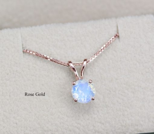 Moonstone Necklace || petit tear - Bahgsu Jewels