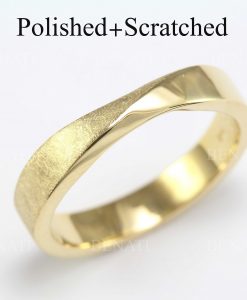 Mobius Wedding Band Set, His And Hers Wedding Rings Set - Image 5