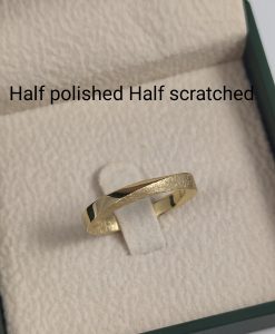 3mm Mobius Wedding Ring, Simple 14k Gold Wedding Ring - Image 4