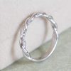 Twisted Rope Wedding Band Infinity Wedding Ring, Wedding Infinity Ring