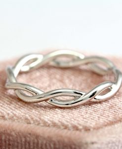 Infinity Wedding Ring, Wedding Infinity Ring - Image 2