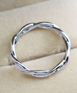 Infinity Wedding Ring, Wedding Infinity Ring - Image 3