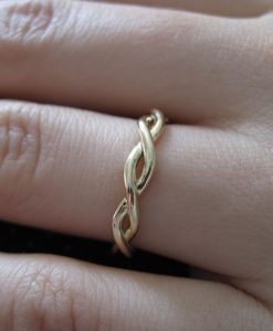 Infinity Wedding Ring, Wedding Infinity Ring - Image 5