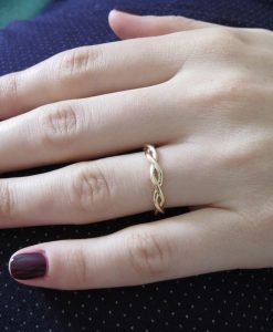 Infinity Wedding Ring, Wedding Infinity Ring - Image 6
