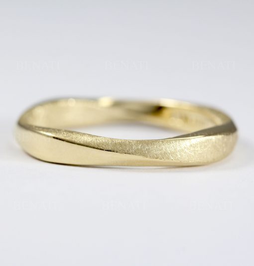 Mobius Wedding Band, Rose Gold Mobius Ring