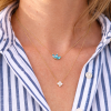 Lotus water lily necklace design, Pendant Flower pendant in solid gold
