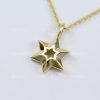 Star Of David Necklace, Magen David Pendant, Dainty 14k Solid Gold Star Of David Charm Jewish Jewelry, Bat Mitzvah Gift For Her