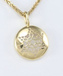 Star Of David Necklace, Magen David Pendant, Dainty 14k Solid Gold Star Of David Charm Jewish Jewelry, Bat Mitzvah Gift For Her - Image 5