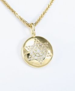 Star Of David Necklace, Magen David Pendant, Dainty 14k Solid Gold Star Of David Charm Jewish Jewelry, Bat Mitzvah Gift For Her - Image 6