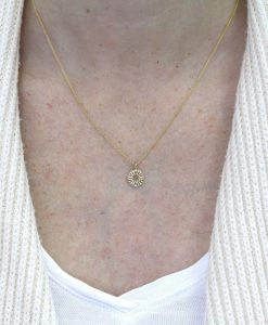 Star Of David Pendant, Magen David Necklace, 14k Solid Gold Star Of David Dainty Charm Jewish Jewelry, Bat Mitzvah Gift For Women - Image 2