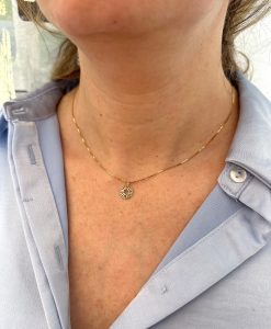 Star Of David Pendant, Magen David Necklace, 14k Solid Gold Star Of David Dainty Charm Jewish Jewelry, Bat Mitzvah Gift For Women - Image 6