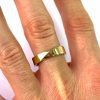 Mobius Mens Wedding Band, 5mm Mobius Inspired Wedding Ring, Minimalist Wedding Band For Man