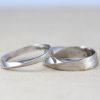 Wedding Ring Set, His And Hers Wedding Rings Set, Mobius Wedding Band Set, Twisted Wedding Band Set, Mobius Rings set, Mobius