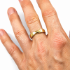 Mobius Mens Wedding Band, 5mm Mobius Inspired Wedding Ring, Minimalist Wedding Band For Man