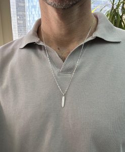 Longboard Necklace: Solid Gold Or Sterling Silver Minimalist Surfing Jewelry - Image 10
