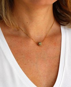 Multicolor Gemstone Healing Necklace: Spiritual Chakra Jewelry 14k Gold Bead - Image 7