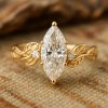 Custom Marquise Diamond Engagement Ring – Your Dream Wedding Design