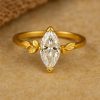 Custom Marquise Diamond Engagement Ring – Your Dream Wedding Design