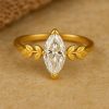 Custom Marquise Diamond Engagement Ring – Your Dream Wedding Design