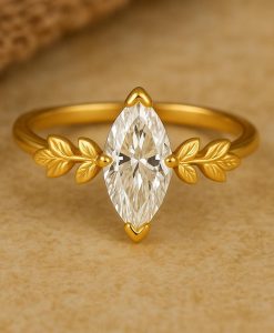 Custom Design Marquise Diamond Engagement Ring - Your Dream Wedding Design - Image 17