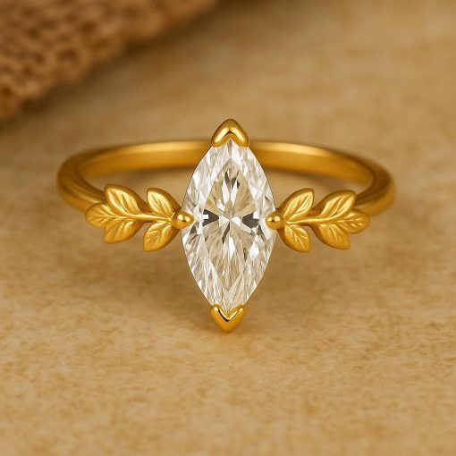 Custom Marquise Diamond Engagement Ring – Your Dream Wedding Design
