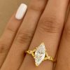 Custom Marquise Diamond Engagement Ring – Your Dream Wedding Design