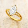 Custom Marquise Diamond Engagement Ring – Your Dream Wedding Design
