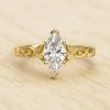 Custom Marquise Diamond Engagement Ring – Your Dream Wedding Design