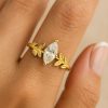Custom Marquise Diamond Engagement Ring – Your Dream Wedding Design