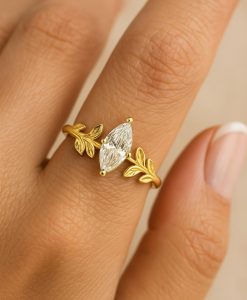 Custom Design Marquise Diamond Engagement Ring - Your Dream Wedding Design - Image 7
