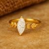 Custom Marquise Diamond Engagement Ring – Your Dream Wedding Design