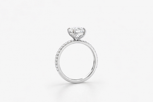 3 Carat Oval Lab Grown Diamond Engagement Ring