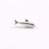 Sterling Silver Shark Stud Earrings, Minimalist Ocean Animal Jewelry Sterling Silver Shark Stud Earrings, Minimalist Ocean Animal Jewelry
