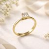 14k Yellow Gold Solitaire Lab Grown Diamond Engagement Ring – Classic Minimalist Round Cut Brilliant 14k Yellow Gold Solitaire Lab Grown Diamond Engagement Ring – Classic Minimalist Round Cut Brilliant