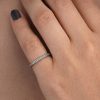 Leaves Wedding Band Nature Inspired Thin Stacking Ring Delicate