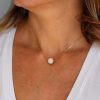 14K Gold Lab Diamond Ball Pendant, Floating Pave Sphere 14K Gold Lab Diamond Ball Pendant, Floating Pave Sphere