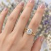 2 Carat Cushion Lab Grown Diamond Engagement Ring