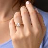 2 Carat Cushion Lab Grown Diamond Engagement Ring