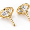 Angels Halo Earrings 2 Carat Lab Grown Diamonds